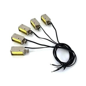 5 piezas CC 12 V 0.157 in de carrera mini tipo empuje y_1