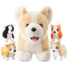 5 piezas de peluche para cachorros con 4 bonitas_1