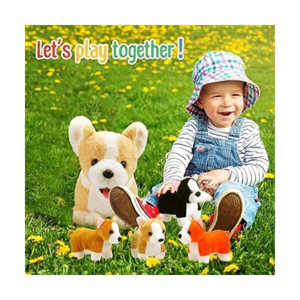 5 piezas de peluche para cachorros con 4 bonitas_6