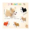 5 piezas de peluche para cachorros con 4 bonitas_2