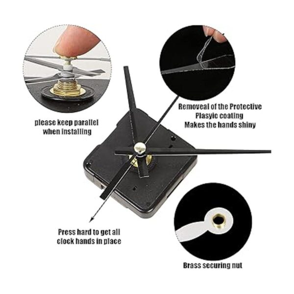 5 piezas de reloj de cuarzo de alto par con mecanismo de