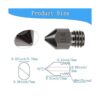 5 unids acero endurecido MK8 boquilla 0.016 in Hotend_3