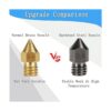 5 unids acero endurecido MK8 boquilla 0.016 in Hotend_2