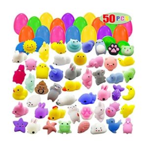 50 Kawaii Mochi Squishy Toys Huevos de Pascua prellenados_1