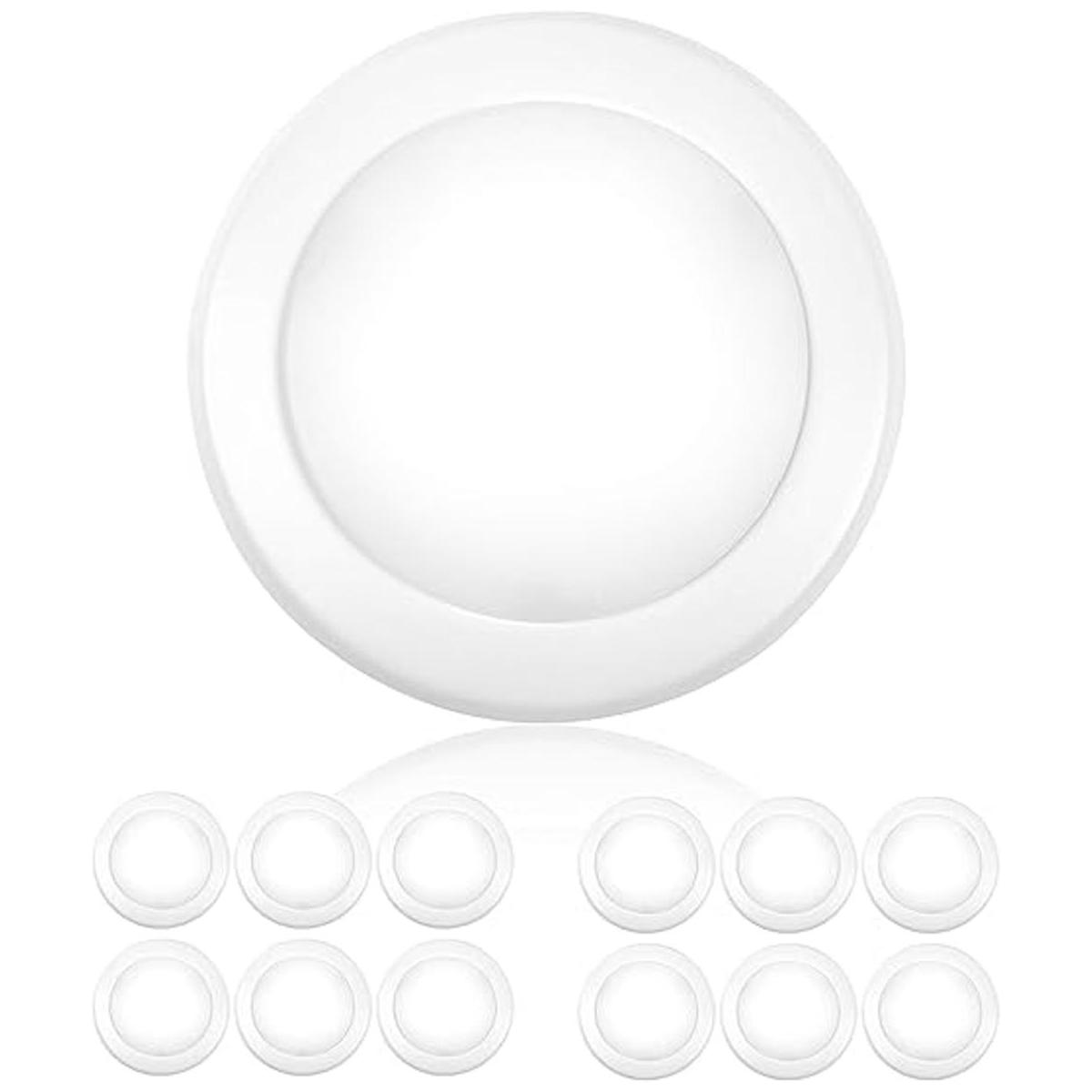 56 pulgadas Disco LED regulable luminaria empotrable de