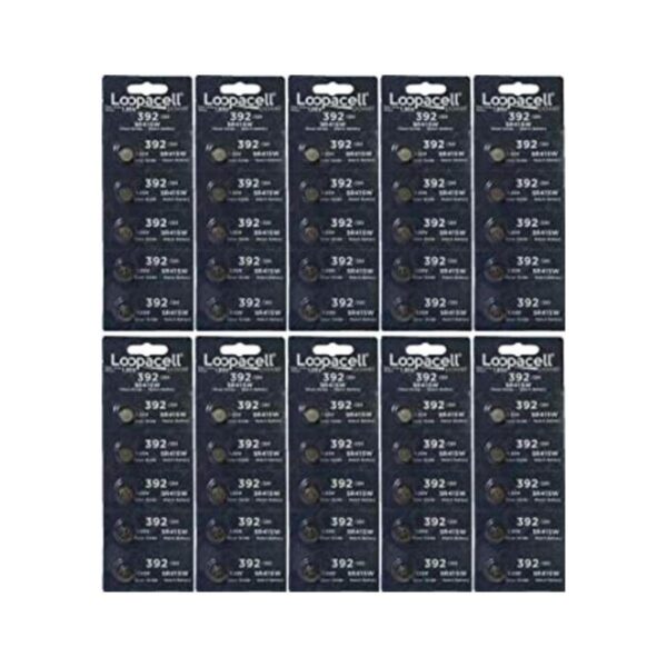 50 LOOPACELL pila de reloj 155 V pilas 392 SR41 W_1