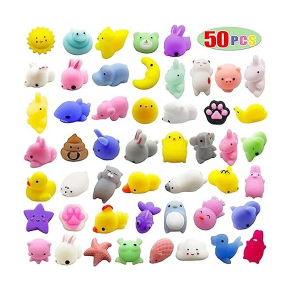 50 Kawaii Mochi Squishy Toys Huevos de Pascua prellenados_2