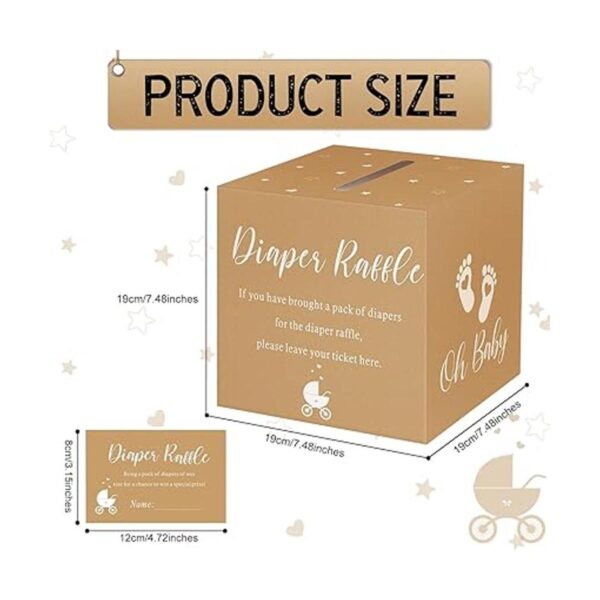 50 boletos para rifa de pañales con caja para baby shower_2