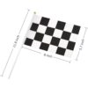 50 banderas a cuadros de 8 x 5.5 pulgadas banderas de_2
