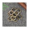 50 anillos de resorte redondo de 1.102 in ganchos de