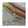 50 anillos de resorte redondo de 1.102 in ganchos de