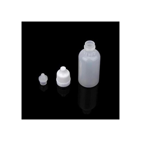 50 botellas de plástico vacías de 0.3 fl oz con