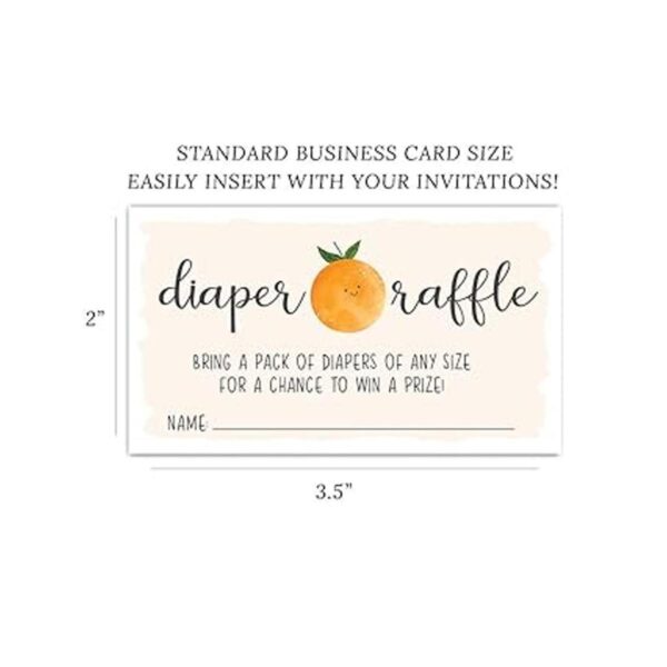 50 boletos para rifas de pañales Little Cutie para baby_6