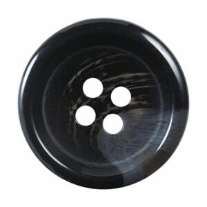 50 botones negros grandes de 1 pulgada para coser botones_1