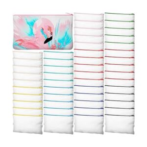 50 bolsas de maquillaje de lona en blanco por sublimación_1