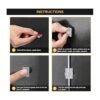 50 clips de cable autoadhesivos 3M para gestión de cables_6