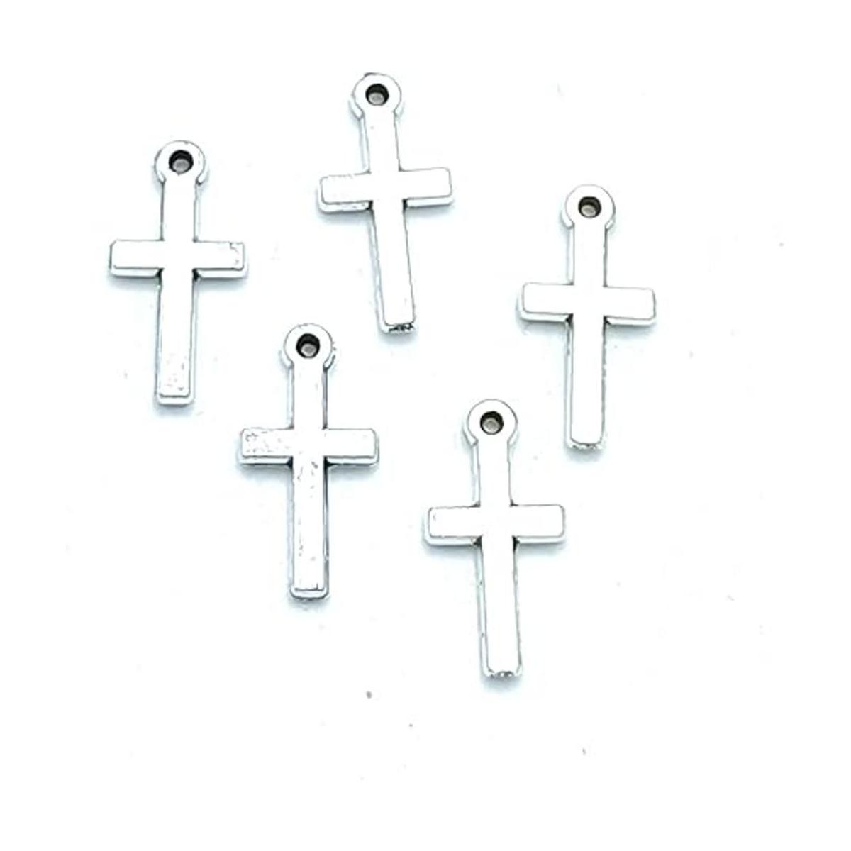 50 colgantes de cruces de plata tibetana para