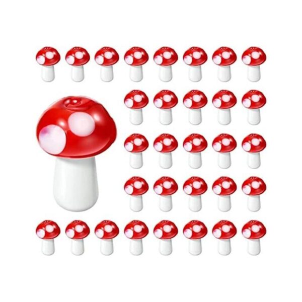 50 cuentas de setas hechas a mano de champiñones cuentas