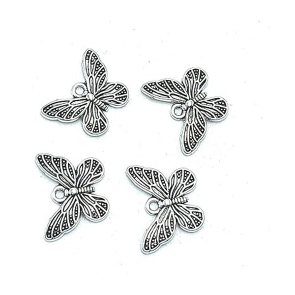 50 dijes de aleación con colgante de mariposa para hacer_4