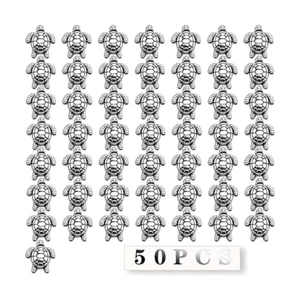 50 cuentas espaciadoras tibetanas de plata antigua de