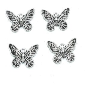 50 dijes de aleación con colgante de mariposa para hacer_1