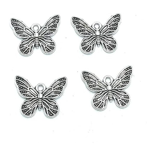 50 dijes de aleación con colgante de mariposa para hacer_1