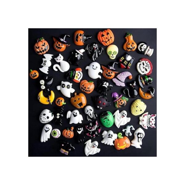 50 dijes de slime de Halloween Kalolary de resina de_2