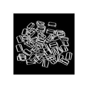 50 hebillas deslizantes de 1.0 in de metal hebillas