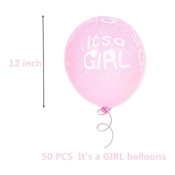 50 globos de ducha para bebé de 12.0 in para decoración