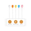 50 globos en miniatura para casa de muñecas de Toyandona_4