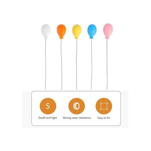50 globos en miniatura para casa de muñecas de Toyandona_4
