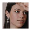 50 ganchos de plástico de 5 colores para pendientes con