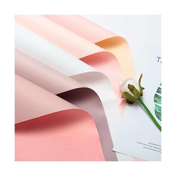 50 hojas de papel para envolver flores suministros de