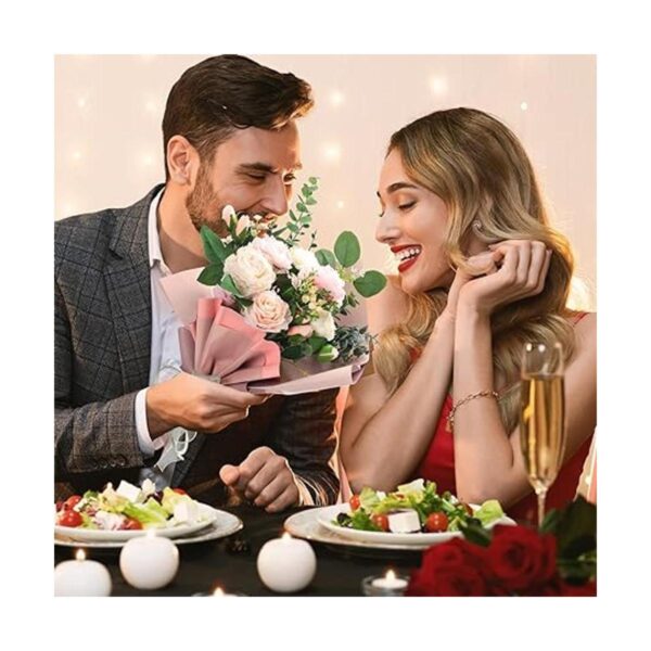 50 hojas de papel para envolver flores suministros de