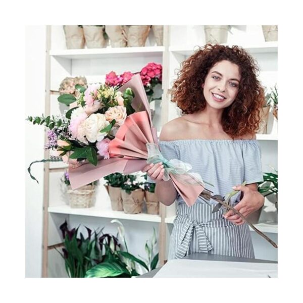 50 hojas de papel para envolver flores suministros de