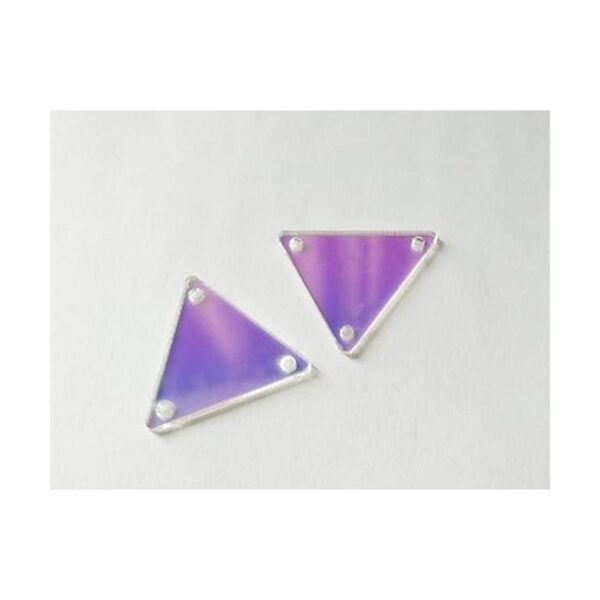 50 piezas de espejo triangular para costura bricolaje con_2