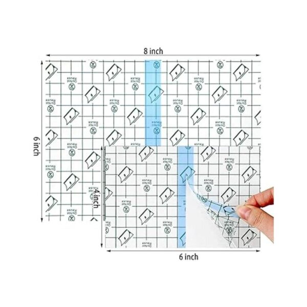50 piezas de parche impermeable para ducha transparente_2