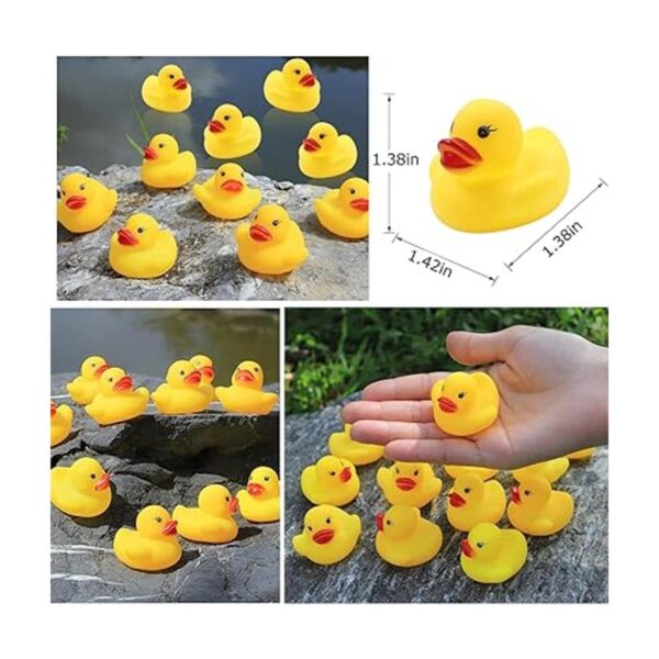 50 piezas de juguete para niños con sonido de pato de goma_2