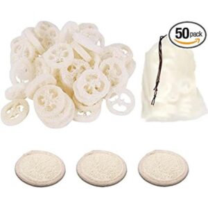 50 piezas de lufa natural de 3.15 pulgadas recortes de_1