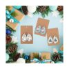 50 piezas de productos de sublimación en blanco Aretes de_5