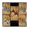 50 piezas de productos de sublimación en blanco Aretes de_4
