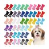 50 pinzas para el pelo de perro en forma de hueso a