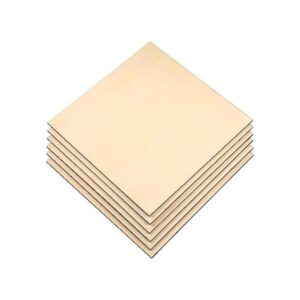 50 rebanadas de madera natural sin terminar cuadrados de
