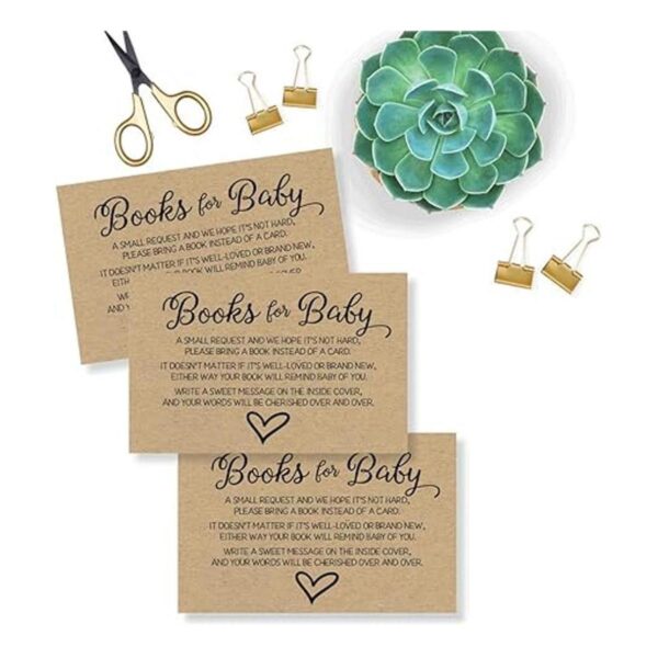 50 tarjetas de solicitud de inserción de libro de baby_4