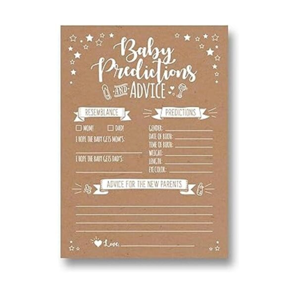 50 tarjetas de predicción y consejo rústicos para baby_2