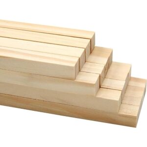50 varillas cuadradas de madera de 14 x 12 pulgadas_1