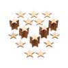 500 piezas de madera con forma de estrella sin terminar
