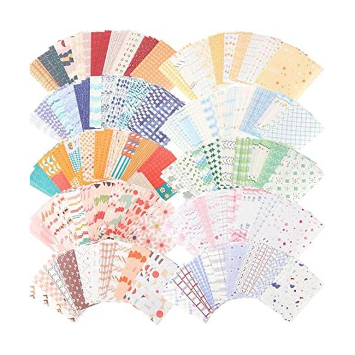 500 hojas de papel vintage para álbumes de recortes