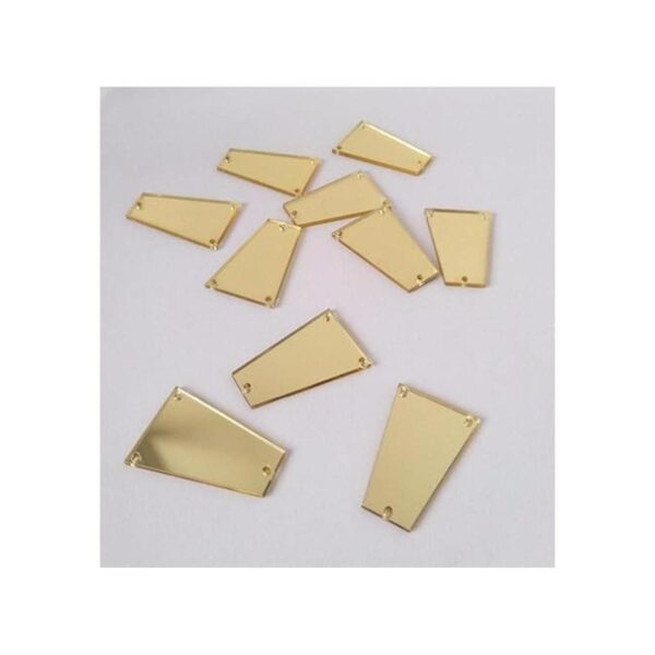 50pcs Trapezoide Espejo Cosido en Rhinestones Atrapo_2