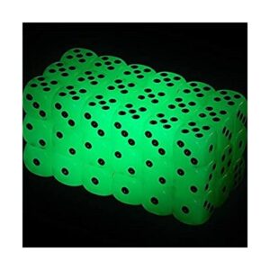 54 dados luminosos que brillan en la oscuridad dados de 6_1